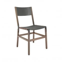 Fyrn Mariposa - Black Walnut, Graphite, PVT Leather, Seat & Back, Lava SEATING