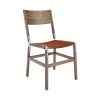 Fyrn Mariposa - Black Walnut, Matte Silver, SN Leather, Seat Only, Rust