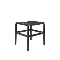 Fyrn Shorty - Charcoal Black, Black, PVT Leather, Seat Only, Night SEATING