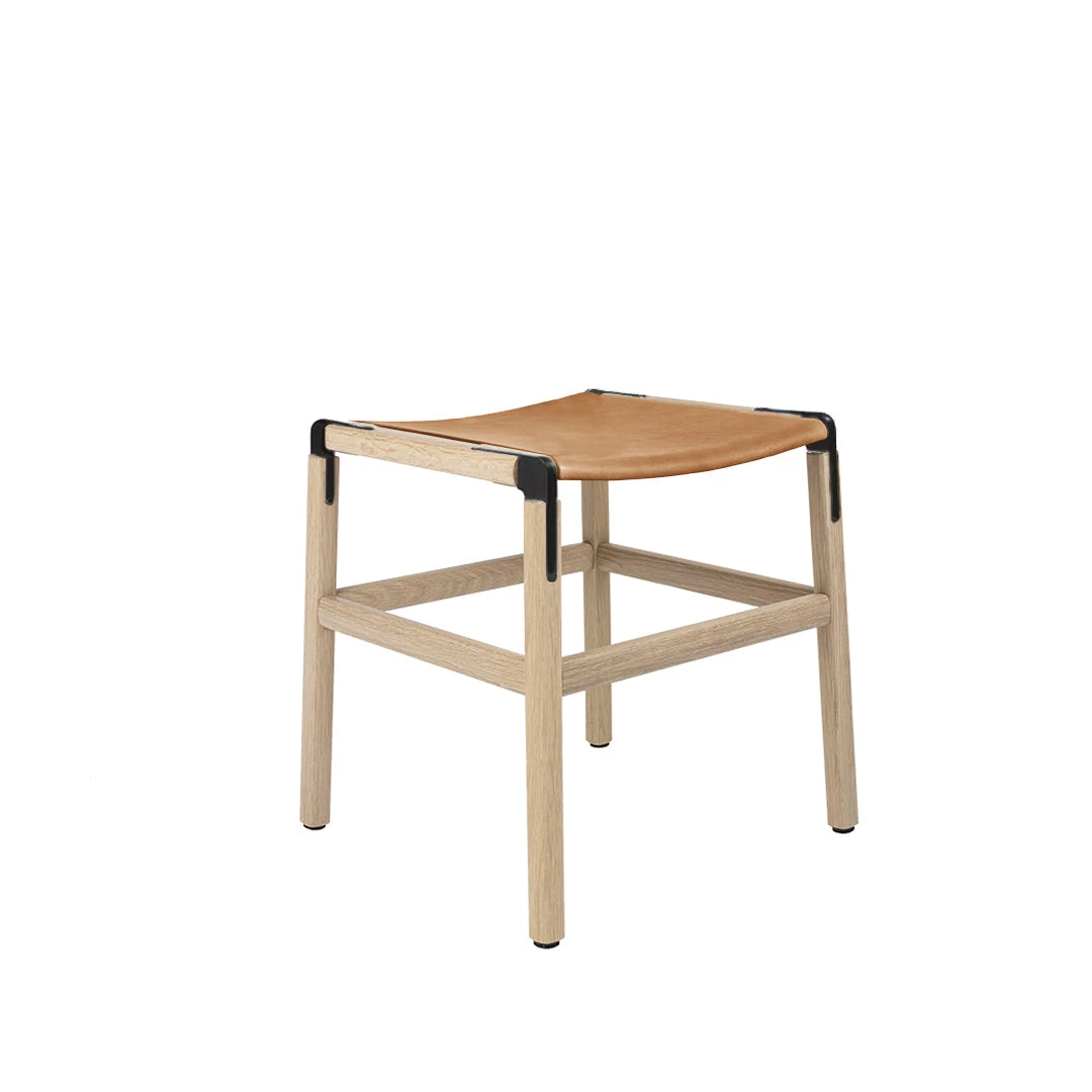 Fyrn Shorty - Natural Oak, Black, PVT Leather, Seat Only, Camel 3 Fyrn Shorty - Natural Oak, Black, PVT Leather, Seat Only, Camel