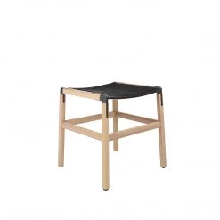 Fyrn Shorty - Natural Oak, Graphite, PVT Leather, Seat Only, Coal SEATING