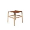 Fyrn Shorty - Natural Oak, Graphite, PVT Leather, Seat Only, Rust