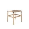 Fyrn SEATING Shorty - Natural Oak, Graphite, SN Leather, Seat Only, Sand