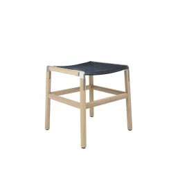 Fyrn Shorty - Natural Oak, Matte Silver, PVT Leather, Seat Only, Night