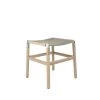 Fyrn Shorty - Natural Oak, Matte Silver, SN Leather, Seat Only, Stone