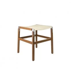Fyrn Shorty - Oxidized Oak, Matte Silver, SN Leather, Seat Only, Ivory