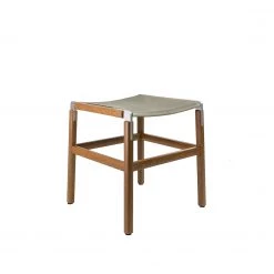 Fyrn Shorty - Oxidized Oak, Matte Silver, SN Leather, Seat Only, Stone