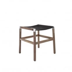 Fyrn Shorty - Black Walnut, Matte Silver, SN Leather, Seat Only, Coal SEATING