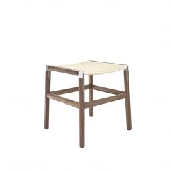 Fyrn Shorty - Black Walnut, Matte Silver, SN Leather, Seat Only, Ivory