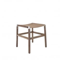 Fyrn Shorty - Black Walnut, Matte Silver, SN Leather, Seat Only, Sand