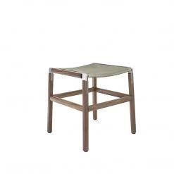 Fyrn Shorty - Black Walnut, Matte Silver, SN Leather, Seat Only, Stone