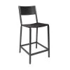 Fyrn SEATING Linden - Charcoal Black, Black, PVT Leather, Seat And Back, Coal