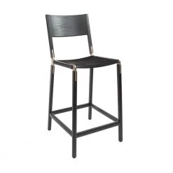 Fyrn Linden - Charcoal Black, Copper Bronze, SN Leather, Seat Only, Coal