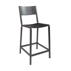 Fyrn Linden - Charcoal Black, Graphite, SN Leather, Seat Only, Coal SEATING