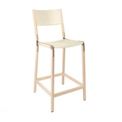 Fyrn Linden - Maple, Copper Bronze, SN Leather, Seat And Back, Ivory