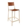 Fyrn Linden - Maple, Copper Bronze, SN Leather, Seat And Back, Rust 2 Fyrn Linden - Maple, Copper Bronze, SN Leather, Seat And Back, Rust