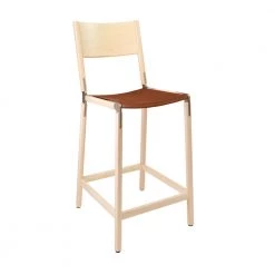 Fyrn Linden - Maple, Copper Bronze, PVT Leather, Seat Only, Rust SEATING