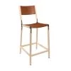 Fyrn SEATING Linden - Maple, Graphite, SN Leather, Seat & Back, Rust