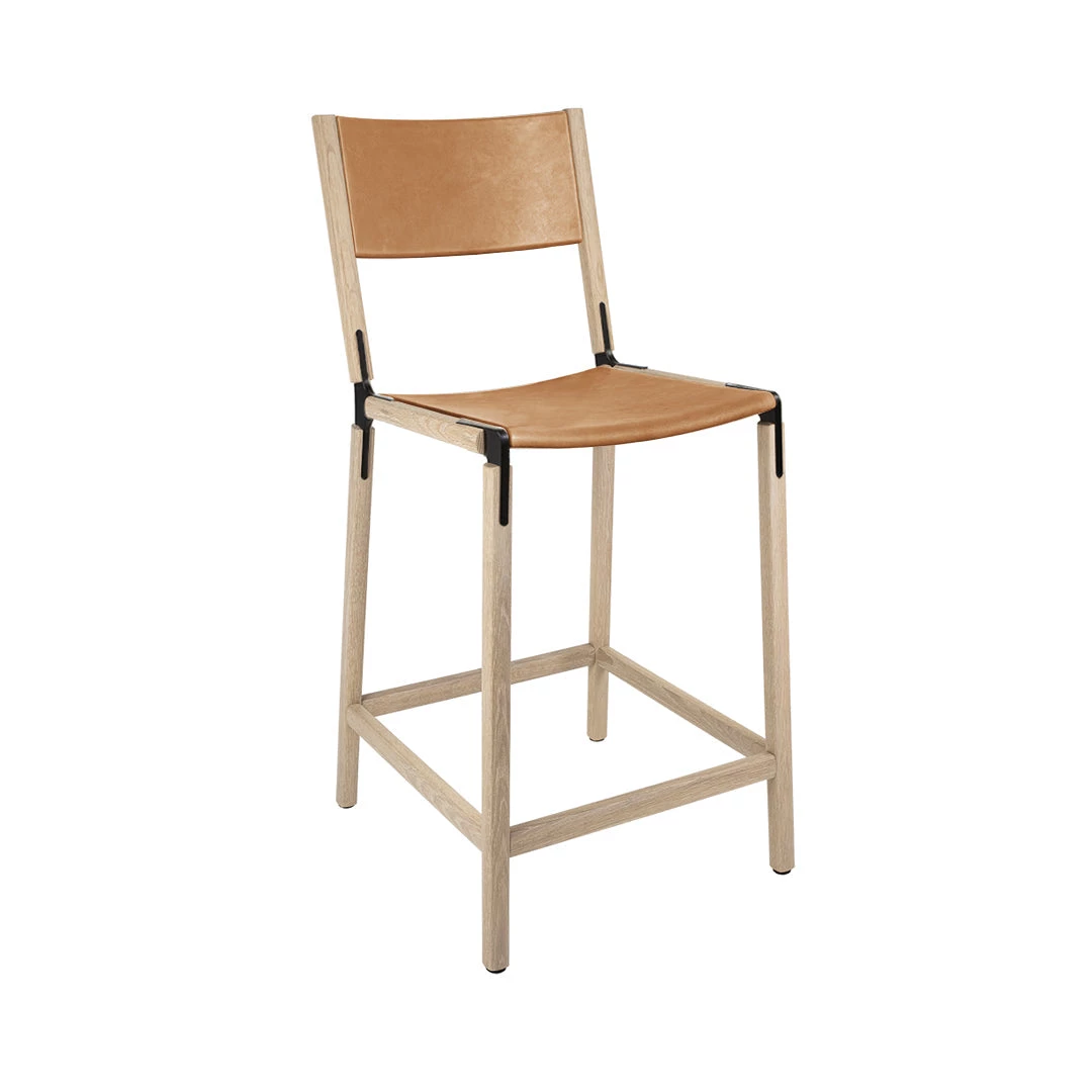 Fyrn SEATING Linden - Natural Oak, Black, PVT Leather, Seat & Back, Camel 3 Fyrn SEATING Linden - Natural Oak, Black, PVT Leather, Seat & Back, Camel