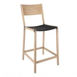 Fyrn Linden - Natural Oak, Copper Bronze, SN Leather, Seat Only, Coal