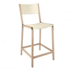 Fyrn Linden - Natural Oak, Copper Bronze, SN Leather, Seat & Back, Ivory