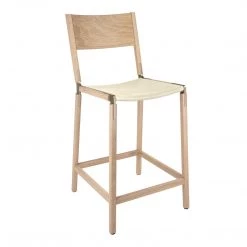 Fyrn SEATING Linden - Natural Oak, Copper Bronze, SN Leather, Seat Only, Ivory