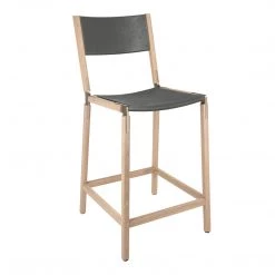 Fyrn Linden - Natural Oak, Copper Bronze, PVT Leather, Seat & Back, Lava