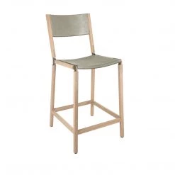 Fyrn Linden - Natural Oak, Copper Bronze, SN Leather, Seat & Back, Stone