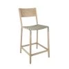Fyrn Linden - Natural Oak, Matte Silver, SN Leather, Seat Only, Stone 2 Fyrn Linden - Natural Oak, Matte Silver, SN Leather, Seat Only, Stone