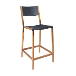 Fyrn Linden - Oxidized Oak, Black, PVT Leather, Seat And Back, Night SEATING