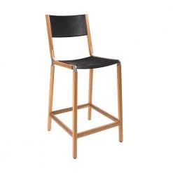 Fyrn SEATING Linden - Oxidized Oak, Copper Bronze, SN Leather, Seat And Back, Coal