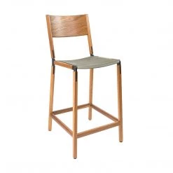 Fyrn SEATING Linden - Oxidized Oak, Graphite, SN Leather, Seat Only, Stone