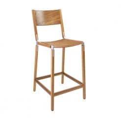 Fyrn Linden - Oxidized Oak, Matte Silver, PVT Leather, Seat Only, Camel SEATING