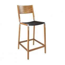 Fyrn Linden - Oxidized Oak, Matte Silver, SN Leather, Seat Only, Coal