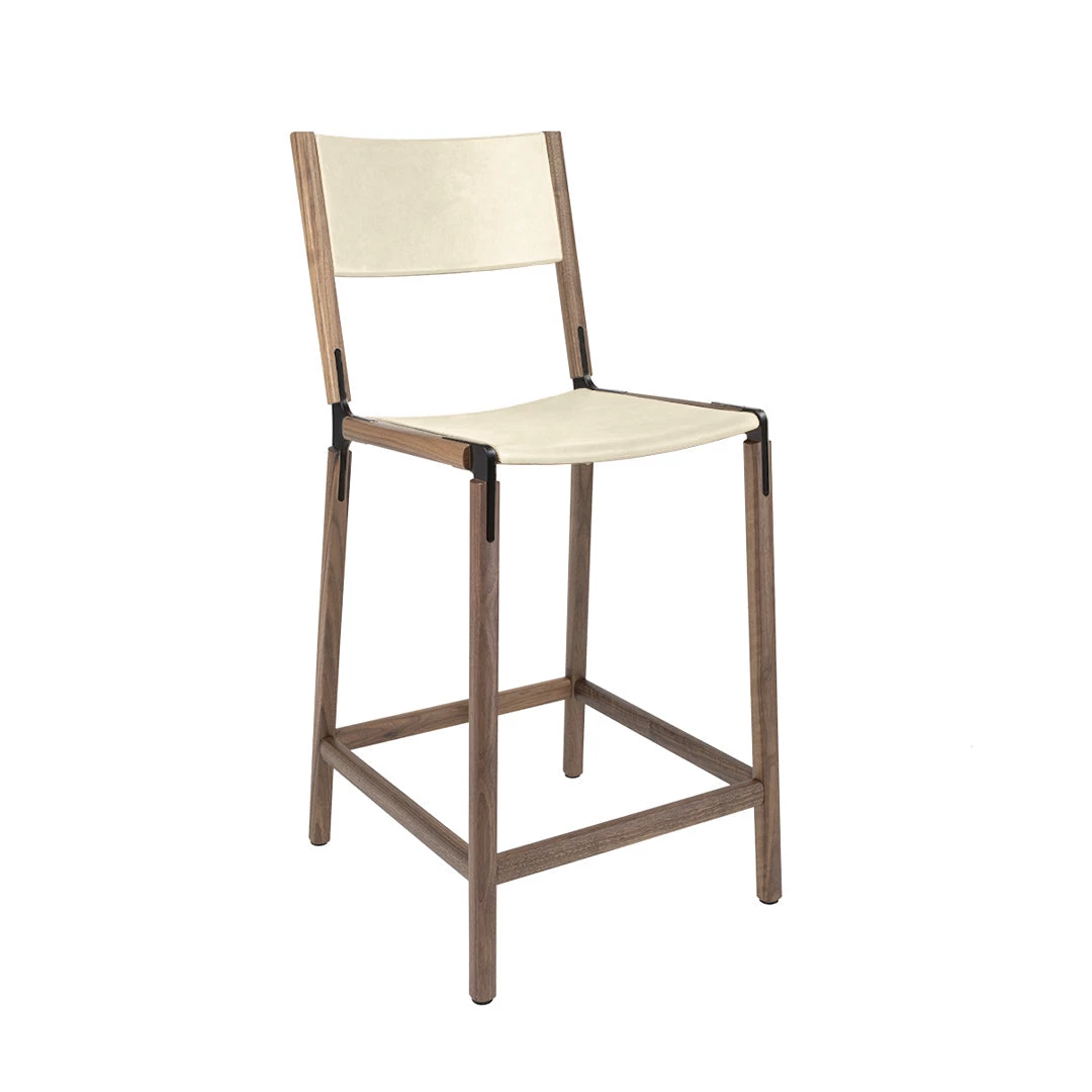 Fyrn SEATING Linden - Black Walnut, Black, SN Leather, Seat & Back, Ivory 3 Fyrn SEATING Linden - Black Walnut, Black, SN Leather, Seat & Back, Ivory