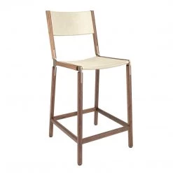 Fyrn Linden - Black Walnut, Copper Bronze, SN Leather, Seat & Back, Ivory SEATING