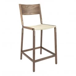 Fyrn Linden - Black Walnut, Copper Bronze, SN Leather, Seat Only, Ivory SEATING