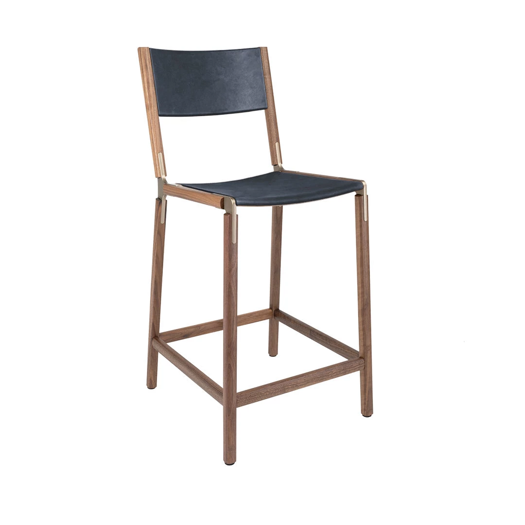 Fyrn SEATING Linden - Black Walnut, Copper Bronze, PVT Leather, Seat & Back, Night 3 Fyrn SEATING Linden - Black Walnut, Copper Bronze, PVT Leather, Seat & Back, Night