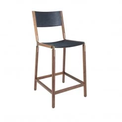 Fyrn SEATING Linden - Black Walnut, Copper Bronze, SN Leather, Seat & Back, Night