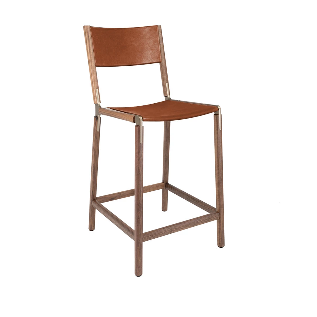 Fyrn SEATING Linden - Black Walnut, Copper Bronze, PVT Leather, Seat & Back, Rust 3 Fyrn SEATING Linden - Black Walnut, Copper Bronze, PVT Leather, Seat & Back, Rust