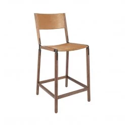 Fyrn Linden - Black Walnut, Graphite, PVT Leather, Seat & Back, Camel