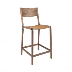 Fyrn Linden - Black Walnut, Graphite, PVT Leather, Seat Only, Camel