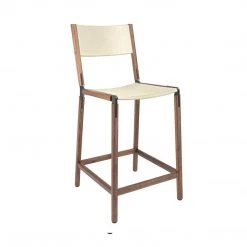 Fyrn Linden - Black Walnut, Graphite, SN Leather, Seat & Back, Ivory SEATING