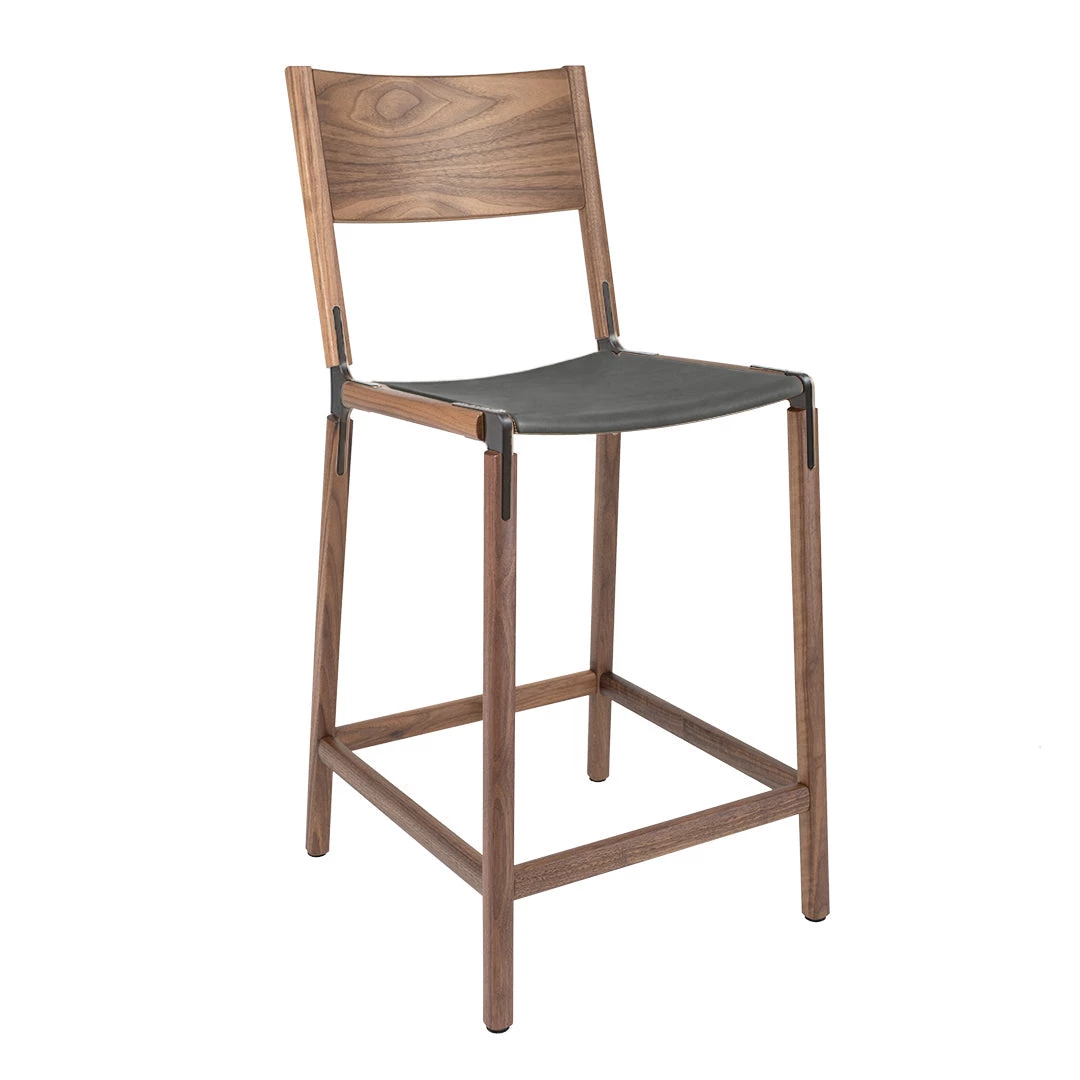 Fyrn Linden - Black Walnut, Graphite, PVT Leather, Seat Only, Lava SEATING 3 Fyrn Linden - Black Walnut, Graphite, PVT Leather, Seat Only, Lava SEATING