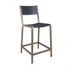 Fyrn Linden - Black Walnut, Matte Silver, PVT Leather, Seat & Back, Night