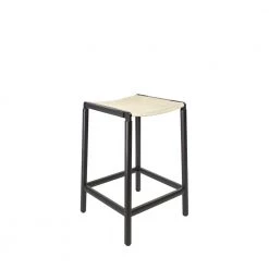 Fyrn De Haro - Charcoal Black, Black, SN Leather, Seat Only, Ivory SEATING