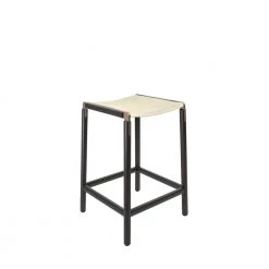 Fyrn De Haro - Charcoal Black, Copper Bronze, PVT Leather, Seat Only, Ivory