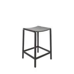 FYRN SEATING De Haro Backless Counter Stool Charcoal Black