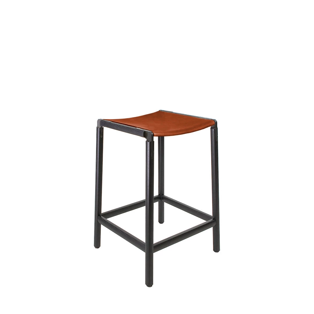 Fyrn De Haro - Charcoal Black, Graphite, PVT Leather, Seat Only, Rust 3 Fyrn De Haro - Charcoal Black, Graphite, PVT Leather, Seat Only, Rust