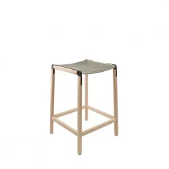 Fyrn SEATING De Haro - Maple, Black, SN Leather, Seat Only, Stone